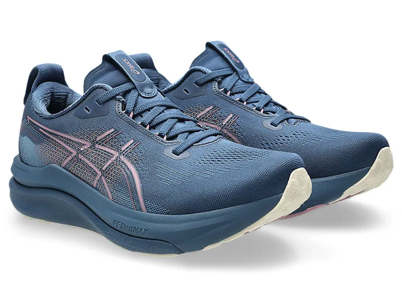 Asics Women's GEL-Kayano 33 Grand Shark/Taro Purple-2