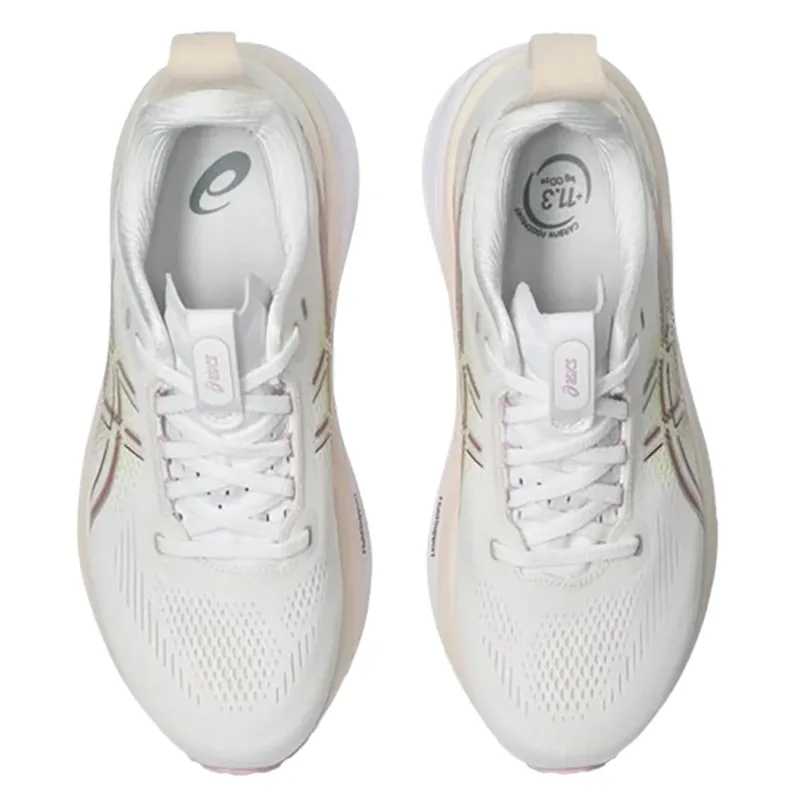 Asics Women's GEL-Kayano 33 White/Hazy Lilac-5