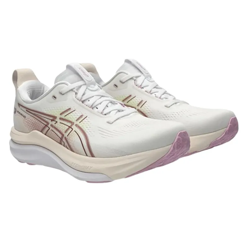 Asics Women's GEL-Kayano 33 White/Hazy Lilac-2