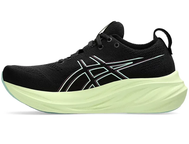 Asics Women's GEL-Nimbus 26 Black/Cool Matcha-1