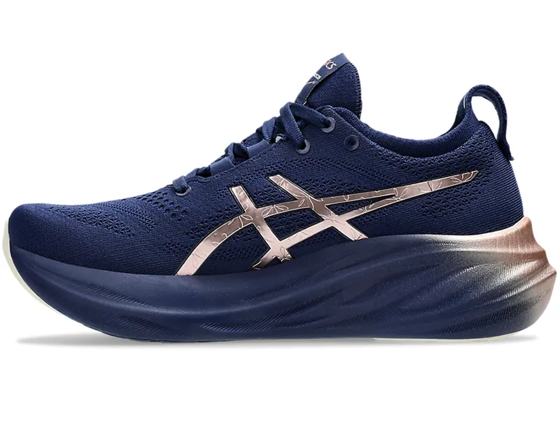 Asics Women's GEL-Nimbus 26 Platinum Blue Expanse/Rose Gold-1