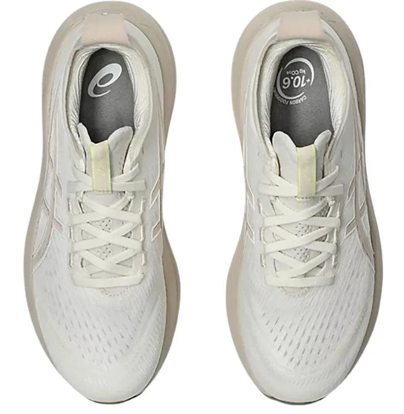 Asics Women's GEL-Nimbus 27 Cream/Mineral Beige-5