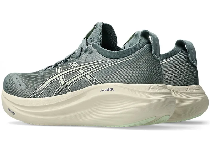 Asics Women's GEL-Nimbus 27 Monument Blue/Whisper Green-3