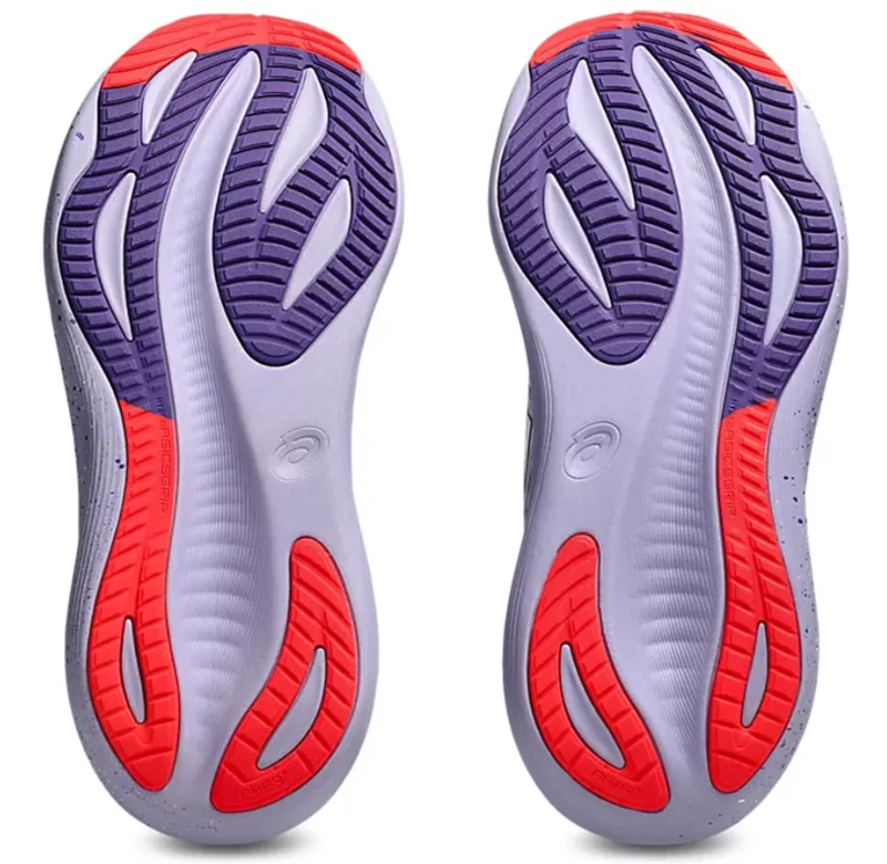 Asics Women's GEL-Nimbus 27 Tokyo Cream/Edo Purple-6