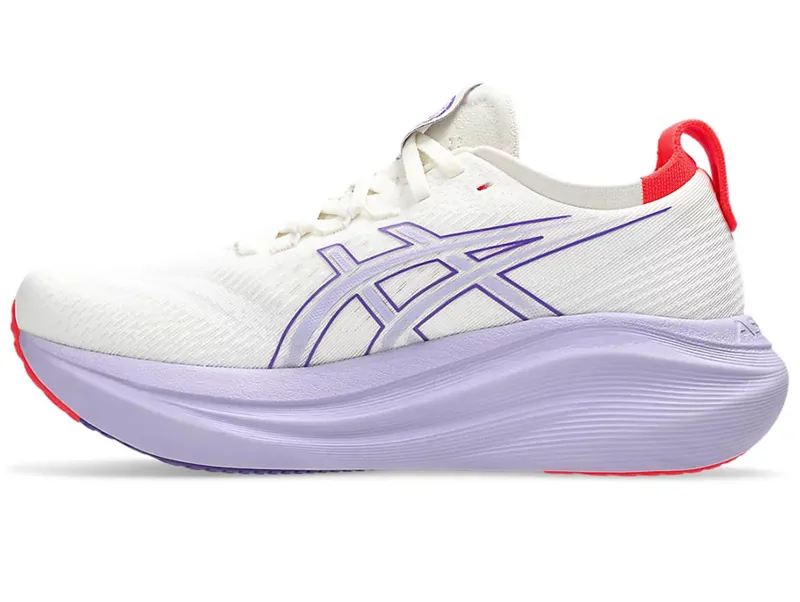 Asics Women's GEL-Nimbus 27 Tokyo Cream/Edo Purple-1
