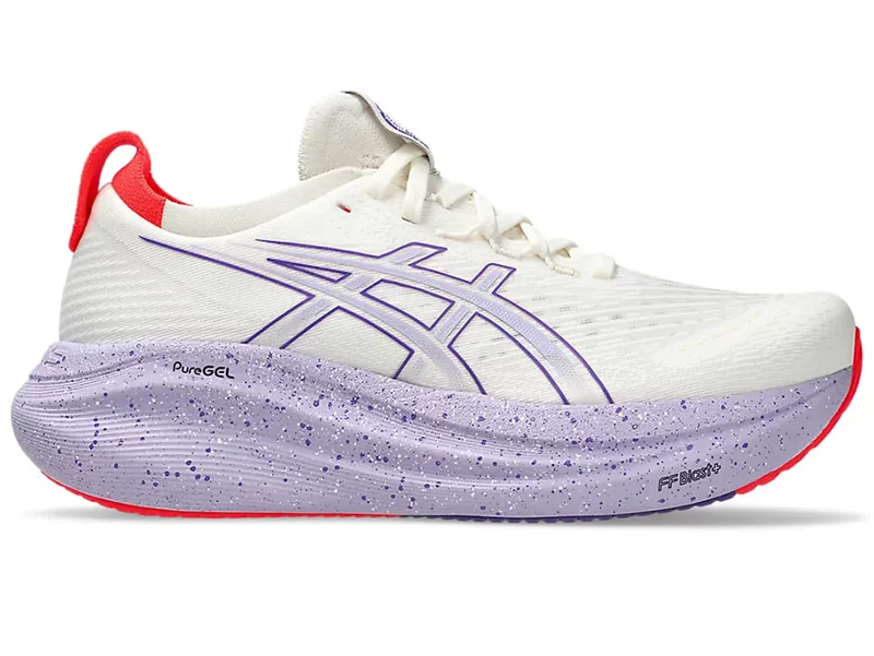 Asics Women's GEL-Nimbus 27 Tokyo Cream/Edo Purple