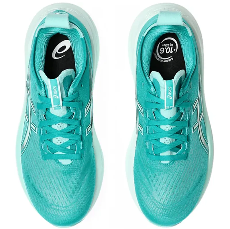 Asics Women's GEL-Nimbus 27 Wave Teal/Illuminate Mint-5
