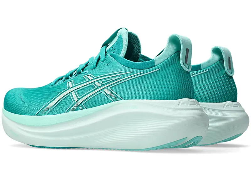Asics Women's GEL-Nimbus 27 Wave Teal/Illuminate Mint-3
