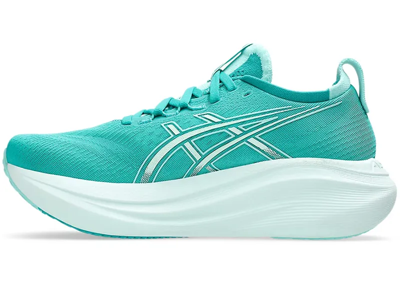 Asics Women's GEL-Nimbus 27 Wave Teal/Illuminate Mint-1