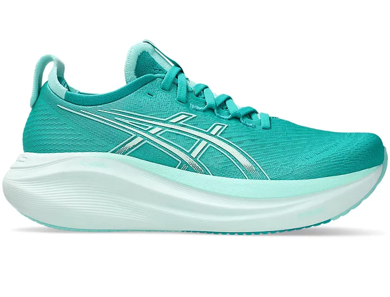 Asics Women's GEL-Nimbus 27 Wave Teal/Illuminate Mint