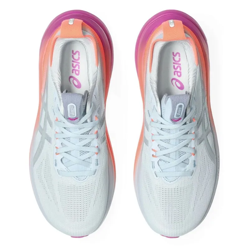 Asics Women's GEL-Nimbus 28 Sky/Digital Sakura-5