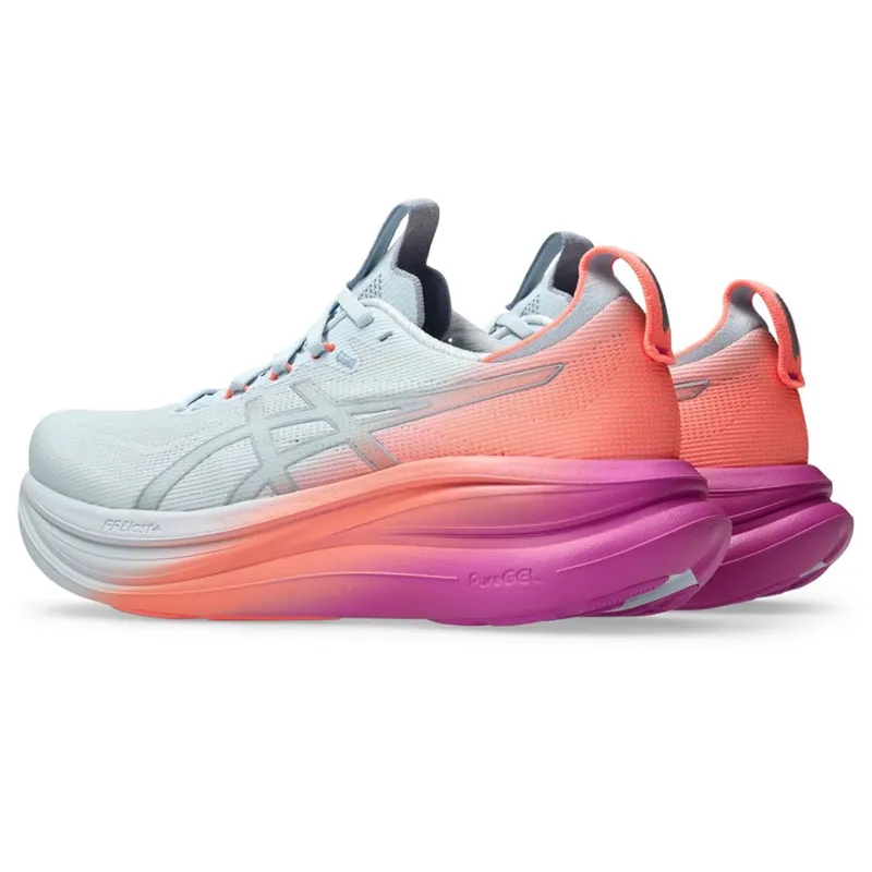 Asics Women's GEL-Nimbus 28 Sky/Digital Sakura-3