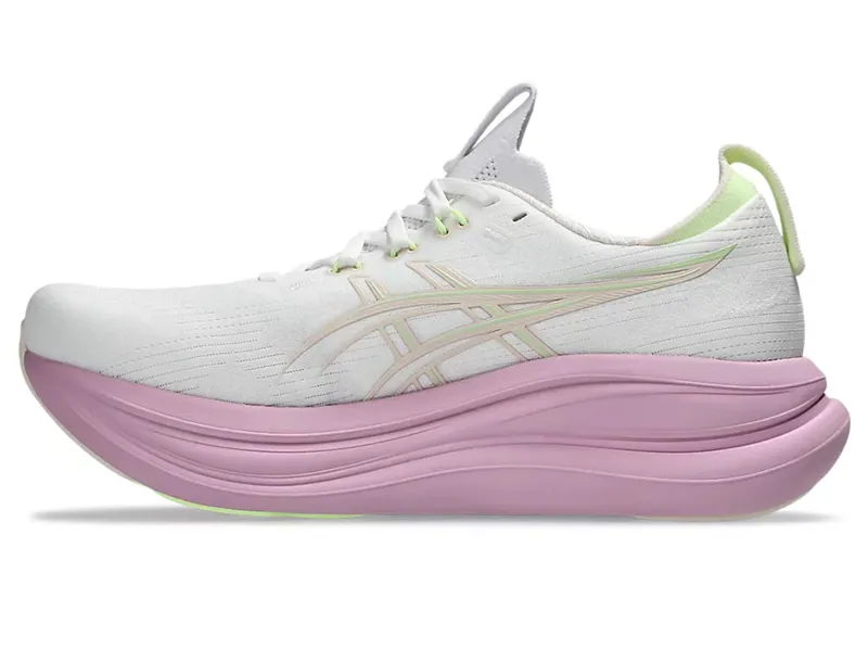 Asics Women's GEL-Nimbus 28 White/Hazy Lilac-7