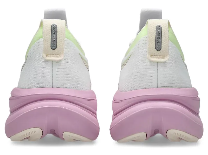 Asics Women's GEL-Nimbus 28 White/Hazy Lilac-4