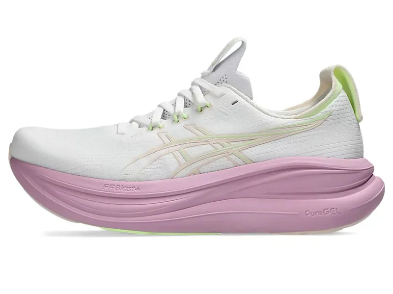 Asics Women's GEL-Nimbus 28 White/Hazy Lilac-1