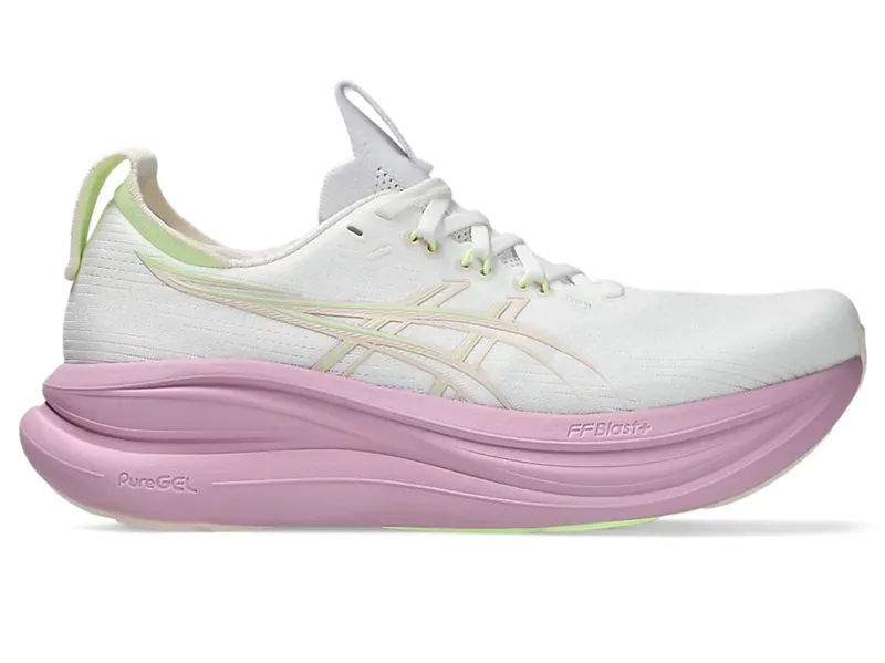 Asics Women's GEL-Nimbus 28 White/Hazy Lilac