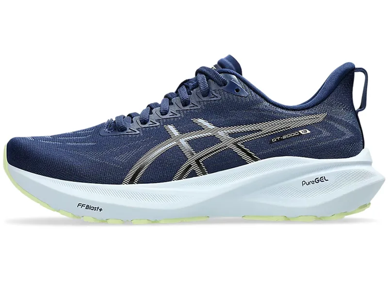 Asics Women's GT-2000 13 Blue Expanse/Champagne-7