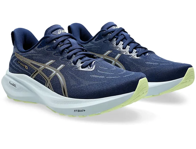 Asics Women's GT-2000 13 Blue Expanse/Champagne-2