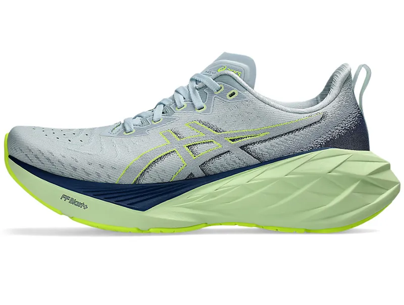 Asics Women's Novablast 4 Cool Grey/Blue Expanse-7