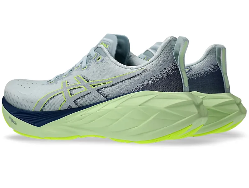 Asics Women's Novablast 4 Cool Grey/Blue Expanse-3