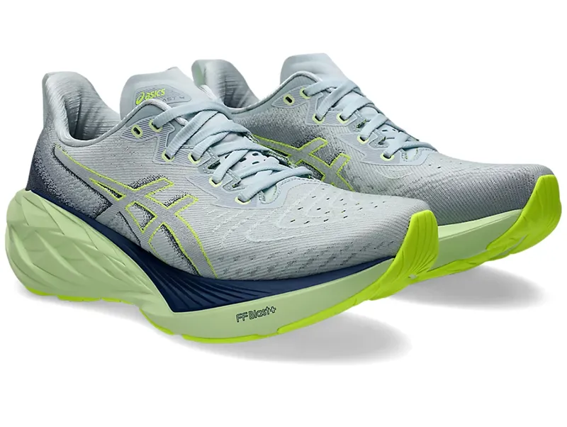 Asics Women's Novablast 4 Cool Grey/Blue Expanse-2