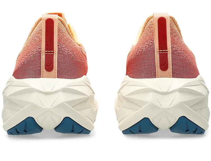 Asics Women's Novablast 4 Faded Orange/Deep Red-4