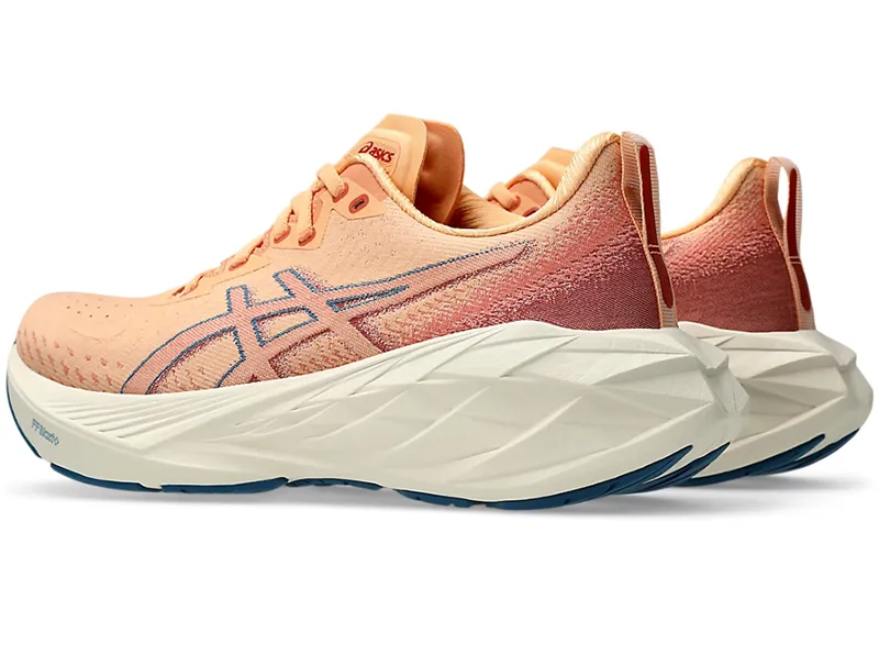 Asics Women's Novablast 4 Faded Orange/Deep Red-3