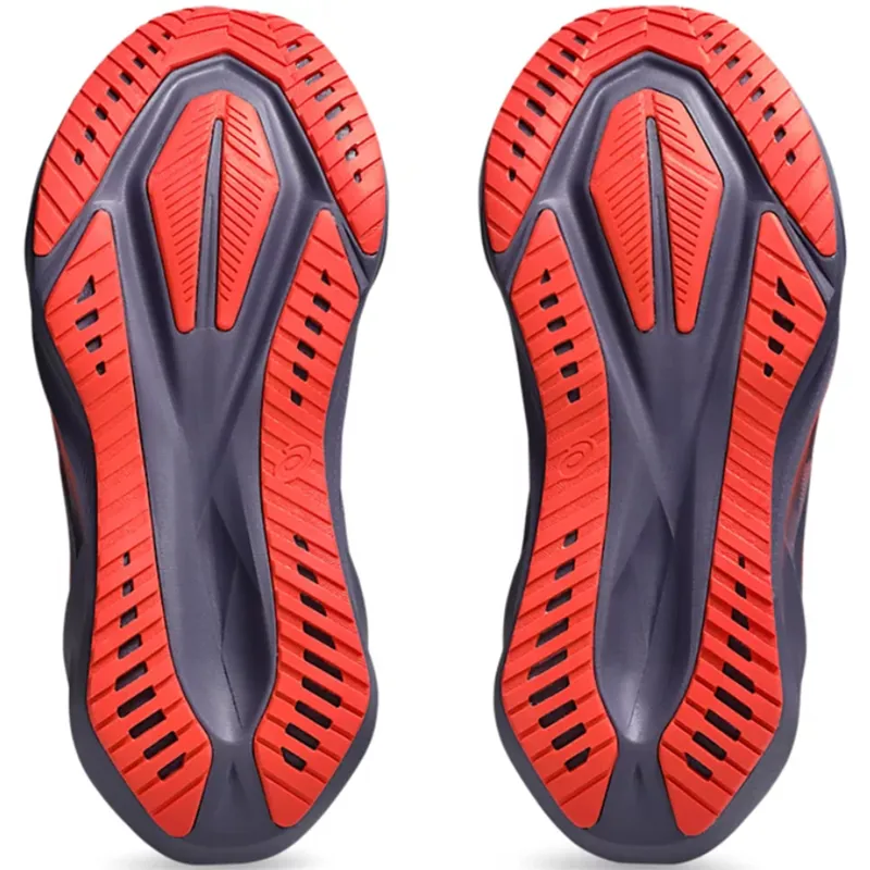 Asics Women's Novablast 5 Greyish Purple/Coral Reef-6