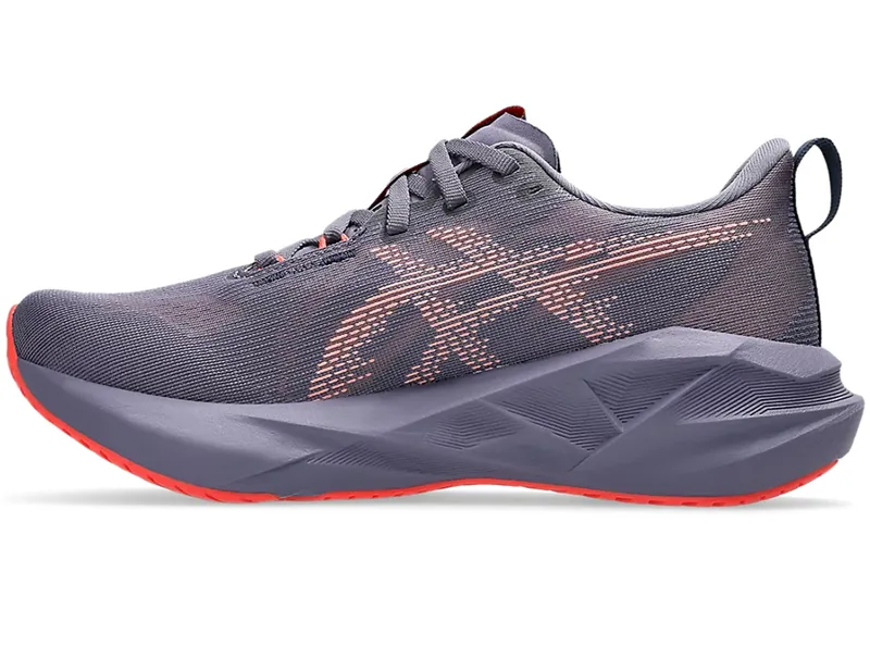 Asics Women's Novablast 5 Greyish Purple/Coral Reef-1