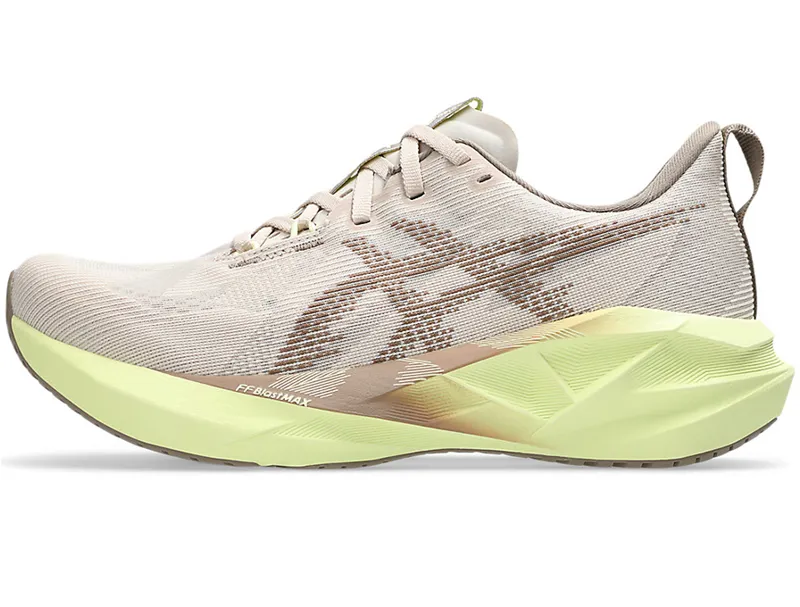 Asics Women's Novablast 5 Mineral Beige/Taupe Grey-7