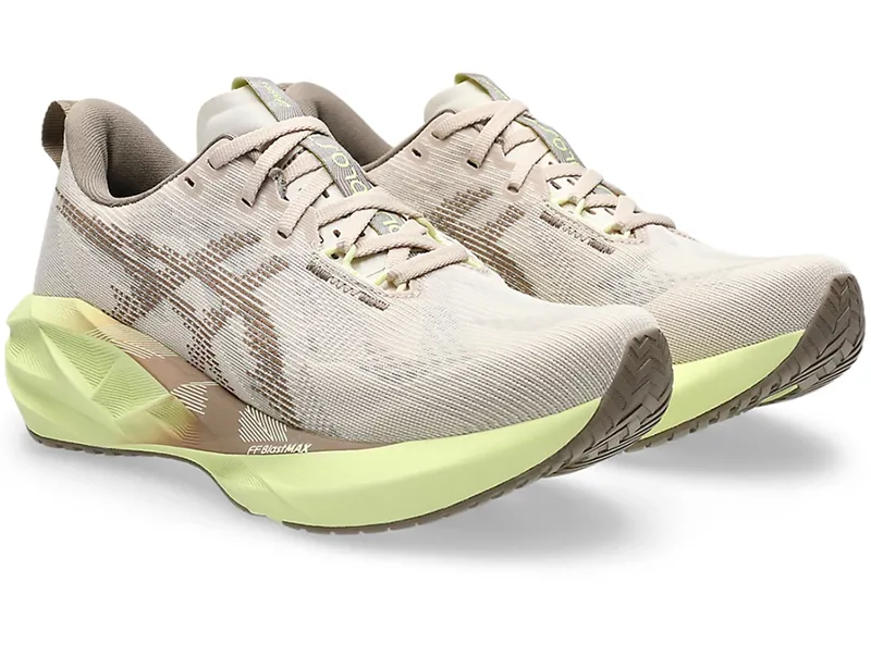 Asics Women's Novablast 5 Mineral Beige/Taupe Grey-2