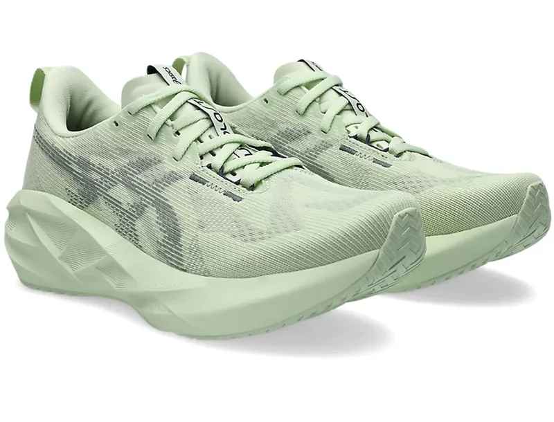 Asics Women's Novablast 5 Whisper Green/Monument Blue-2