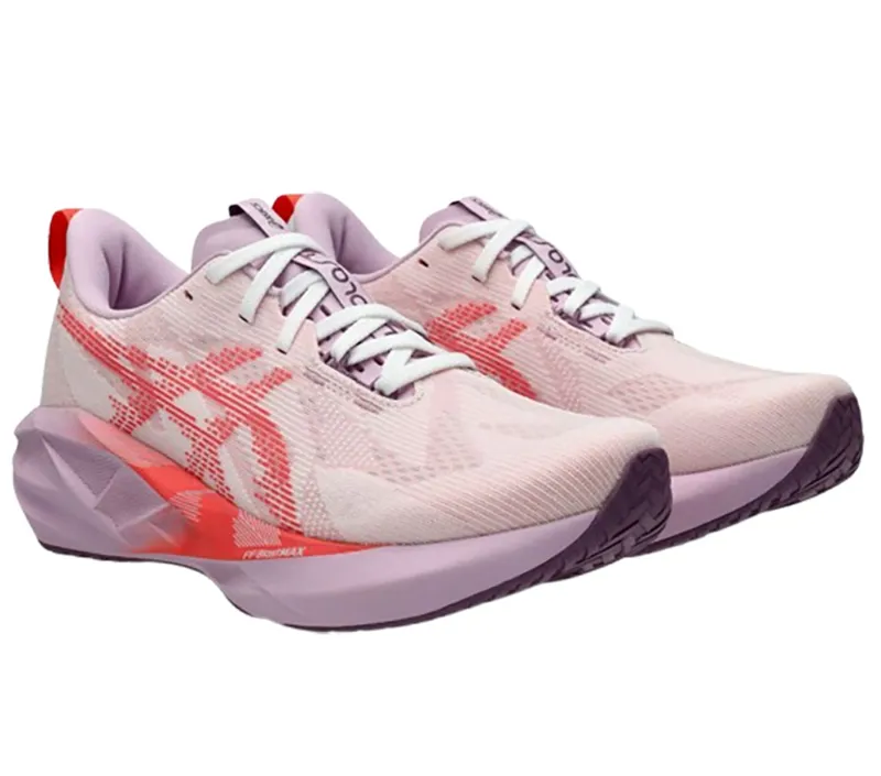 Asics Women's Novablast 5 White/Coral Reef-1
