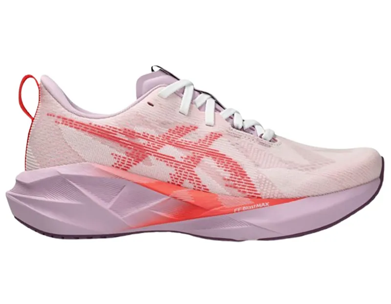 Asics Women's Novablast 5 White/Coral Reef
