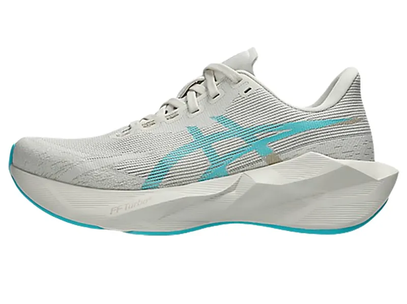 Asics Women's Novablast 6 Soft Oat/Energy Aqua-1