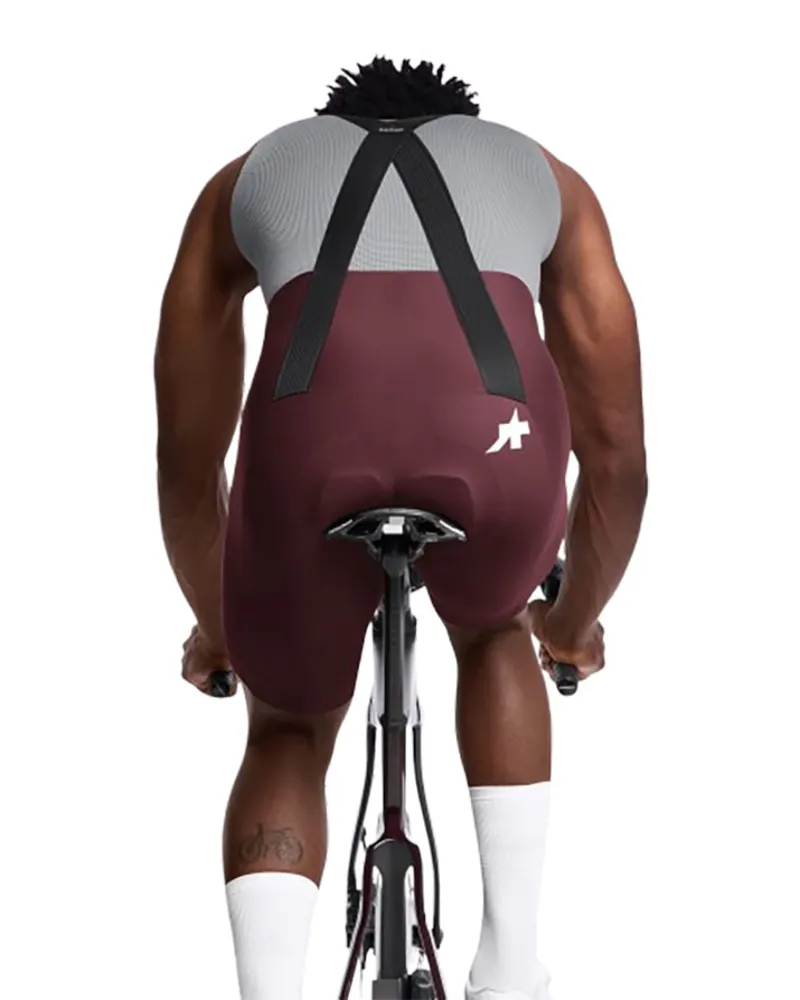 Assos MILLE GT Bib Shorts S11 Burgundy Red-5