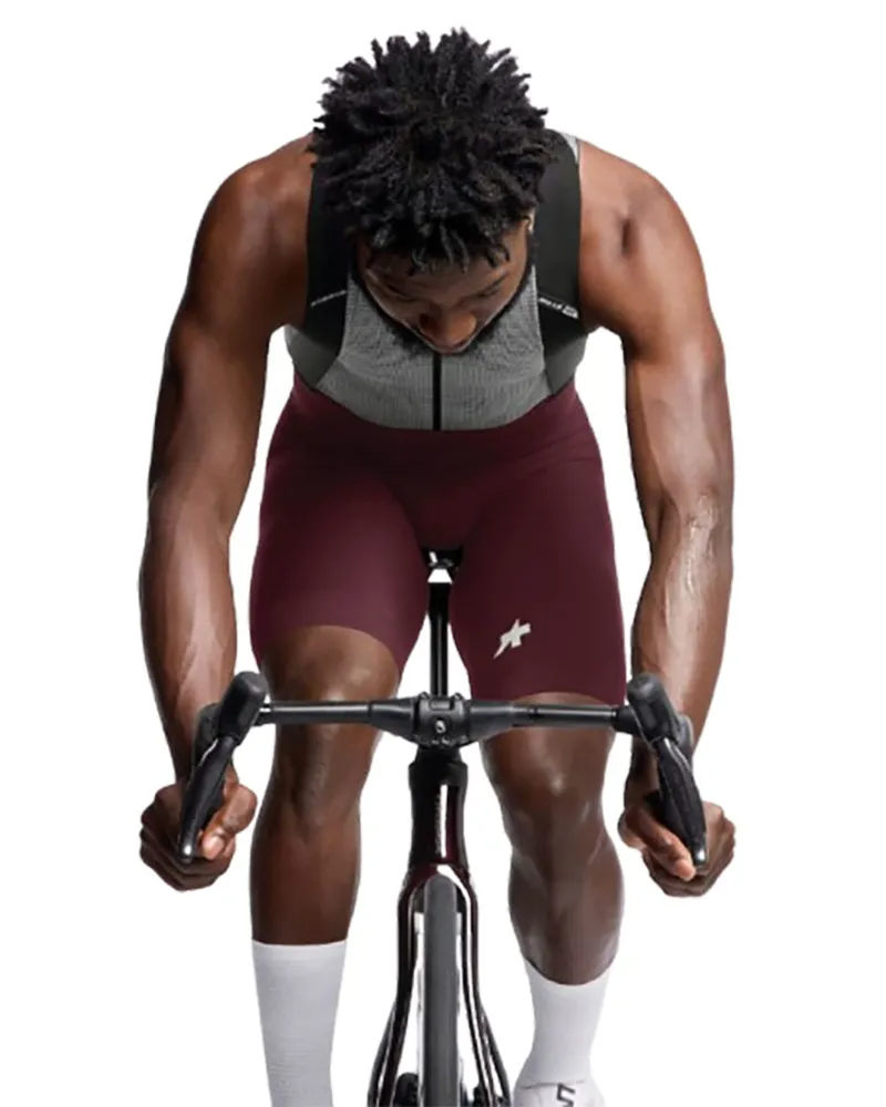 Assos MILLE GT Bib Shorts S11 Burgundy Red-4
