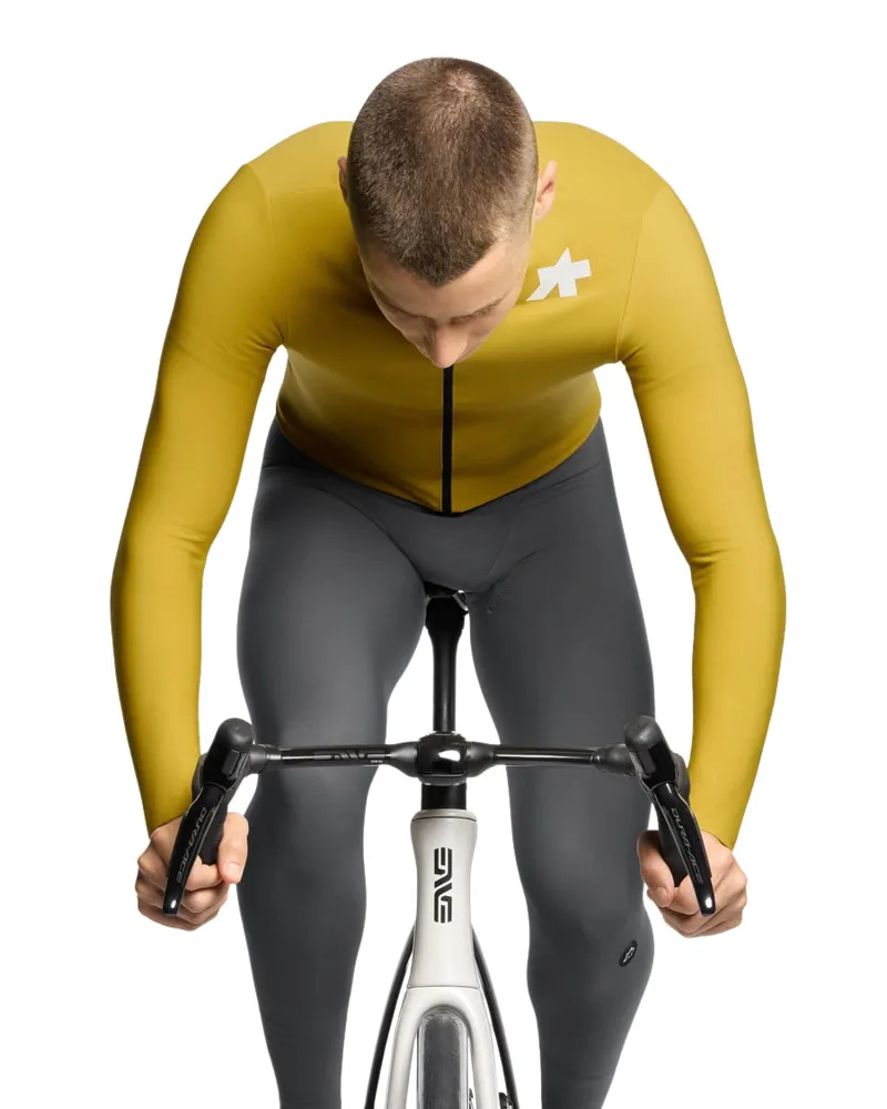 Assos Mille GT Men's Spring Fall L/S Jersey S11 Golden Yellow-4
