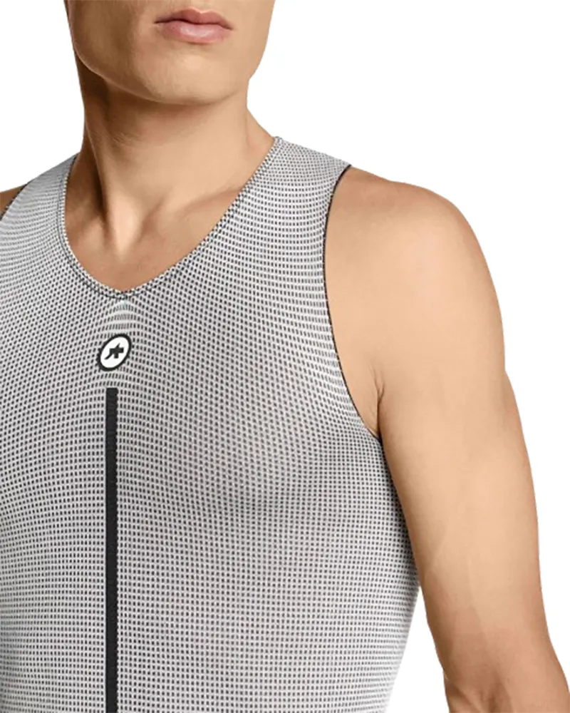 Assos Summer NS Skin Layer P1 Sleeveless Base Layer Grey Series-8