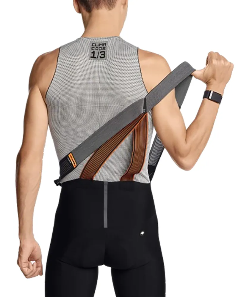 Assos Summer NS Skin Layer P1 Sleeveless Base Layer Grey Series-6