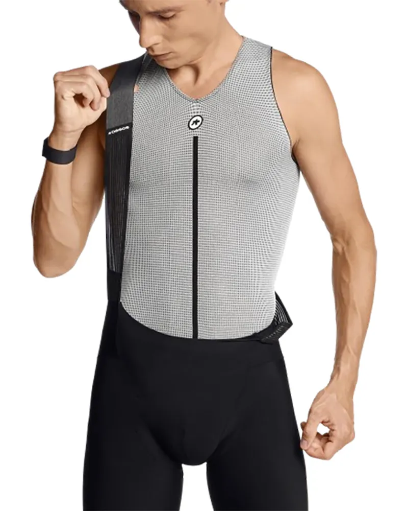 Assos Summer NS Skin Layer P1 Sleeveless Base Layer Grey Series-5