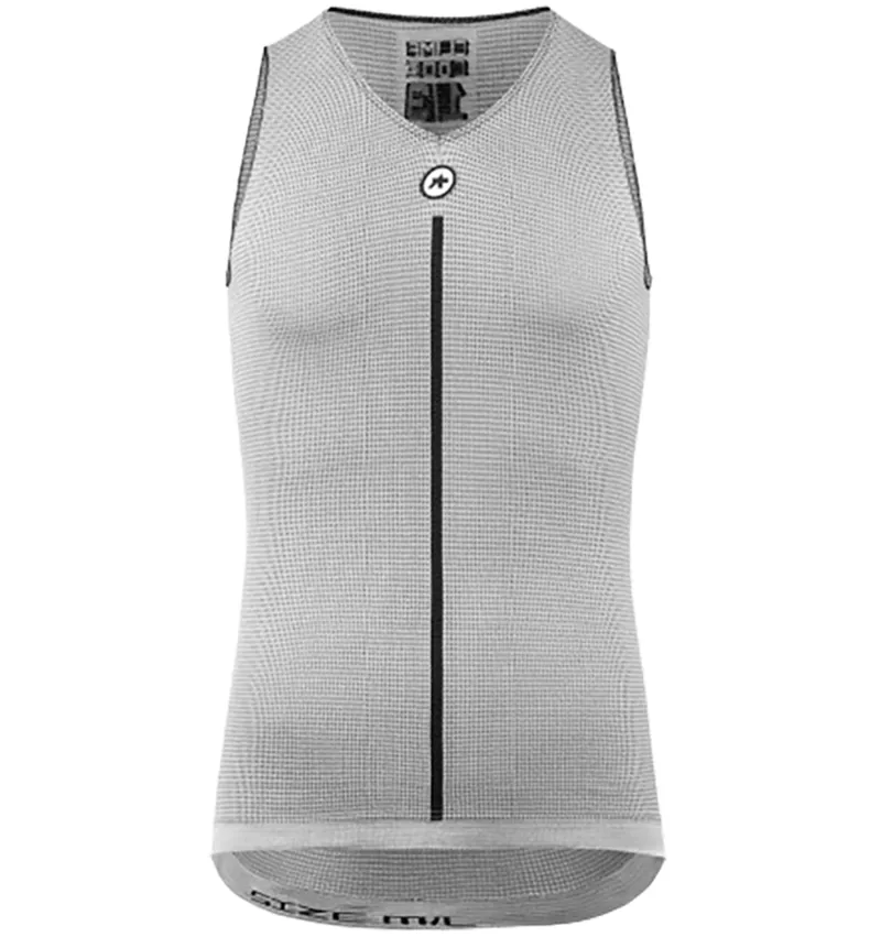 Assos Summer NS Skin Layer P1 Sleeveless Base Layer Grey Series
