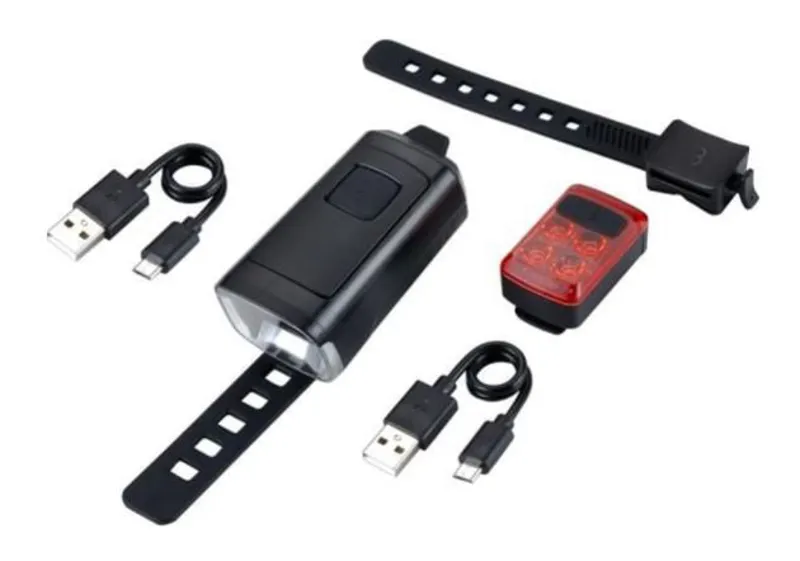 BBB Cycling USB Rechargeable Bike Combo Light Set BLS-231 Stud 50 -1
