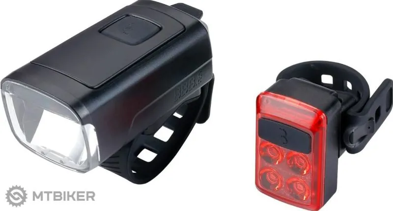BBB Cycling USB Rechargeable Bike Combo Light Set BLS-231 Stud 50 