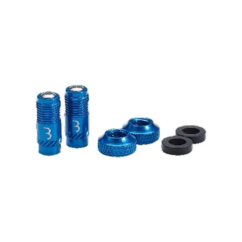 BBB BTI-165 Valve Caps CoreCap Blue 2pcs-2