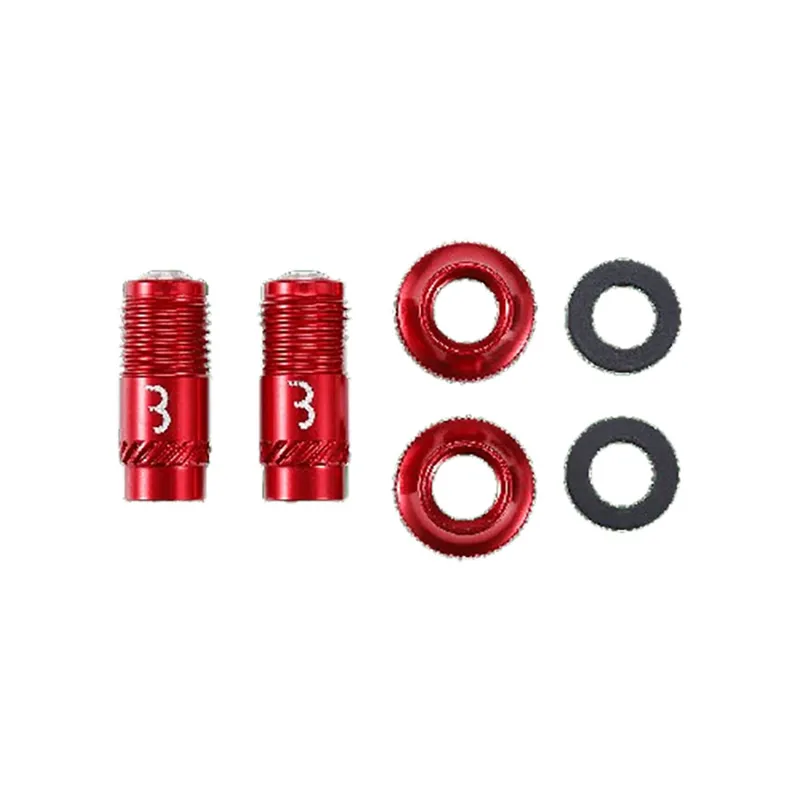 BBB BTI-165 Valve Caps CoreCap Red 2pcs-1