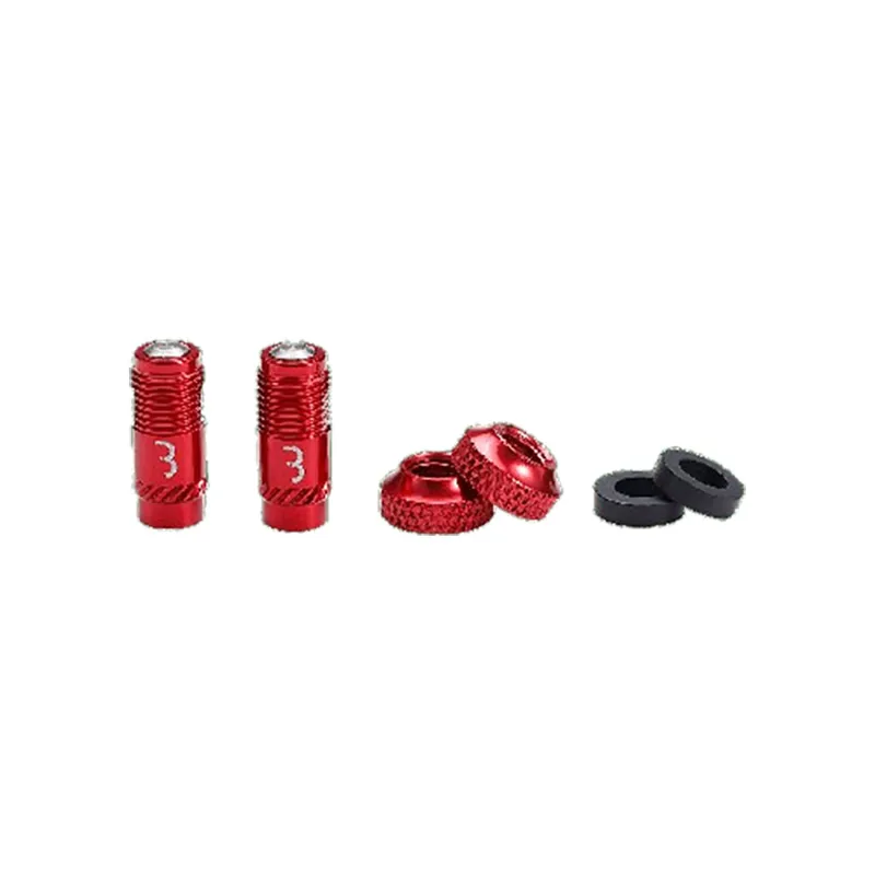 BBB BTI-165 Valve Caps CoreCap Red 2pcs