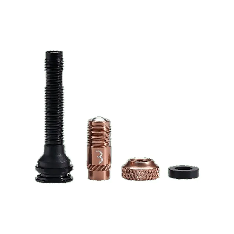 BBB BTI-166 Tubeless Valves AL Valve CoreCap Black 2pcs-3