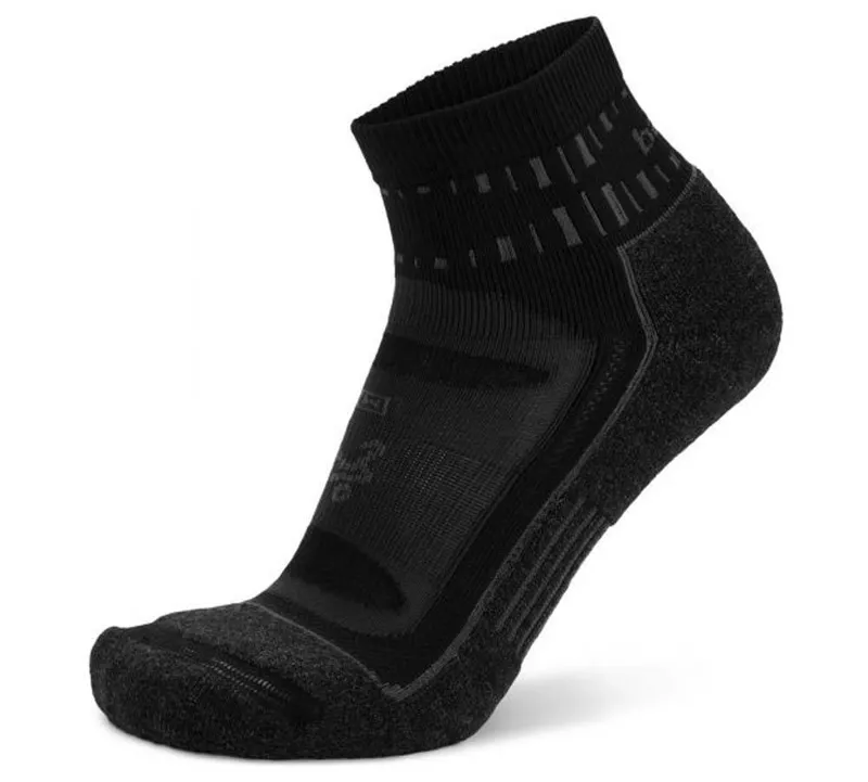 Balega Blister Resist Quarter Socks Grey/Black-3