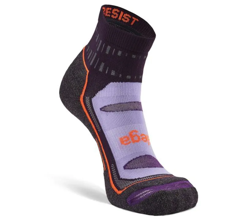 Balega Blister Resist Quarter Socks Midnight Plum-4